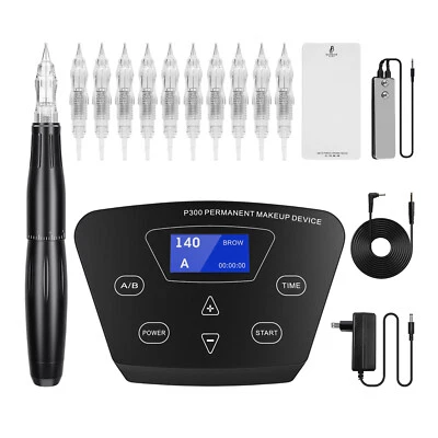 Kit Microblading Penna Macchina Tatuaggio Trucco Permanente Sopracciglia per Labbra Eye Liner - Immagine 1 di 4