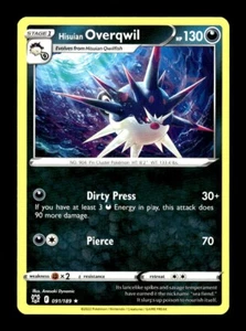 Pokemon Astral Radiance HISUIAN OVERQWIL 091/189 - Picture 1 of 1