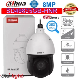 Dahua SD49825GB-HNR 8MP 25x Zoom Starlight PTZ AI WizSense SMD4.0 PoE IP Camera - Picture 1 of 15