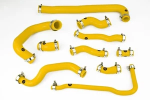 Silicone Coolant Radiator Hoses fit MINI One/Cooper R50/R52 NonAC 04-06 Yellow - Picture 1 of 4