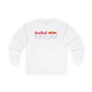 Red Bull Formula 1 Racing Long Sleeve Tee, Motorsport Fan Apparel, Racing Team - Picture 1 of 19