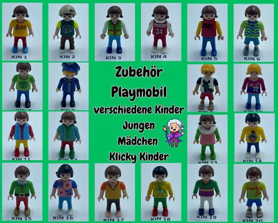 Playmobil verschiedene Kinder / Jungen / Mädchen / Klicky/ Figuren zur Auswahl - Bild 1 von 4