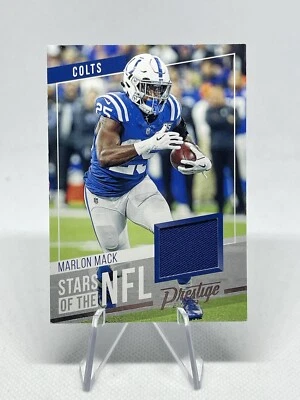 Marlon Mack 2019 Prestige Stars of the NFL Jersey relic Indianapolis Colts C16 - Image 1 of 2