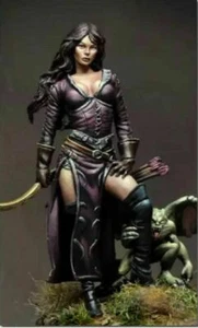 1/32 54mm Resin Figur Modellbausatz Sexy Girl Shaunye Figur Gargoyle unbemalt - Bild 1 von 2