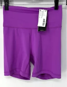 Adidas NWT tight fit Aeroready women’s shorts Size medium Purple Activewear - Picture 1 of 8