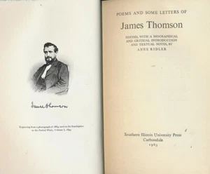 Poems and some Letters of James Thomson. Edited, with a biographical and crit... - Picture 1 of 1
