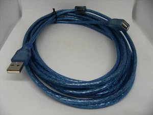 Cavo di prolunga standard USB 2.0 A lungo 5 metri 16 piedi 16 piedi scansione stampante segnale ferrite - Foto 1 di 10