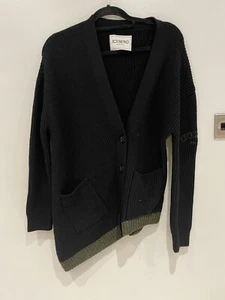 Vintage Rare Cardigan Iceberg Asymmetrical Style Made In Italy XS Extra Small - Bild 1 von 7