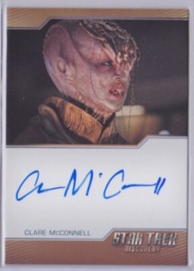 Star Trek: Discovery Season 2 Clare McConnell as Dennas bordered Autograph Card