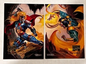 Juego de 2 cartas Loki 1996 Marvel Masterpieces Base #82 THOR #83😍😍* - Imagen 1 de 2