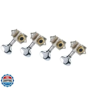 Ukelele Tuning Peg,4pz/Set Aperto Tipo 2 Sinistro 2 Destro Ukulele Stringa Manopole Scr - Foto 1 di 5