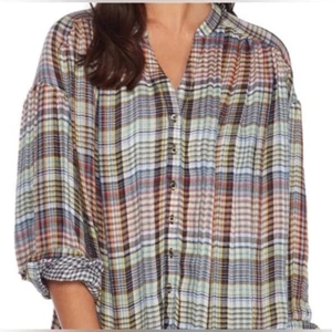 Free People Karohemd "Come On Over" Oversize Größe XS - Bild 1 von 10