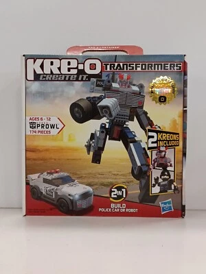 2010 Hasbro KRE-O TRANSFORMERS PROWL Construction Set 30690 Police Car NEW - Image 1 of 4