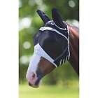 Shires Fine Mesh Fly Mask With Ears - Black