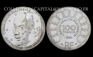 100 Francs Jeans MONNET 1992. Silber - Bild 1 von 1