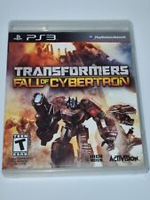 Transformers: Fall of Cybertron (Sony PlayStation 3, 2012) CIB COMPLETE TESTED 
