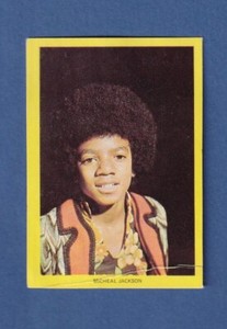 1972 Monty Gum Pop Star Music Stickers nno Michael Jackson