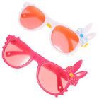  4 Pcs Doll Sunglasses Props Americn Girl Dolls Mini Accessories