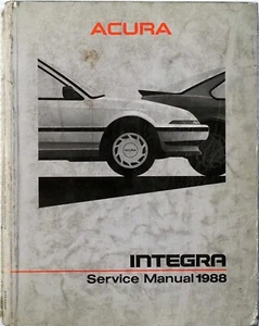 1988 Acura Integra Factory Service Manual Original Shop Repair Book - Bild 1 von 5