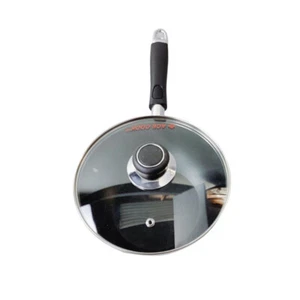 8" (20CM) Non-Stick Coating Wok Frying Pan With Lid Cooking Pot Cookware Kitchen - Picture 1 of 8