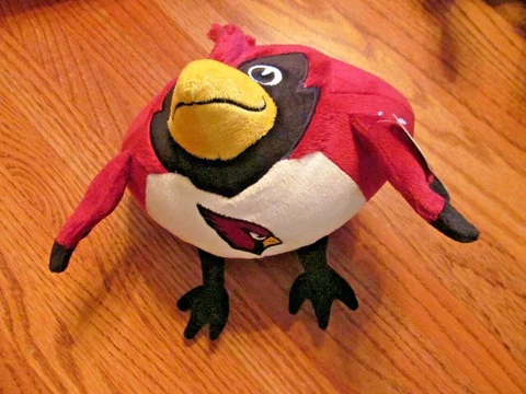 ARIZONA CARDINALS Mascot~ORBIEZ Football Plush~ NEW w/tags~Official NFL Cover