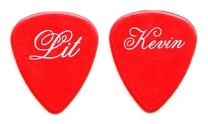 Vintage Beleuchtete Kevin Messer Rot Tour Gitarre Pick - Bild 1 von 1