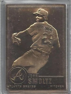 John Smoltz 2000 Danbury Mint Sealed 22 kt Gold Card # 90 - Picture 1 of 1