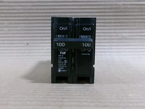 EATON CH CUTLER HAMMER TB TB2100 2 pole 100 amp 240v Circuit Breaker Silk BR2100 - Picture 1 of 2