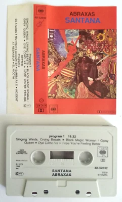 Mc Santana Abraxas Musicassetta Funk Psychedelic Rock Made In Holland - Immagine 1 di 2