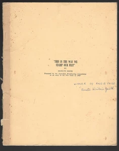 This is the Way We Stamp Our Feet by Jocelyn Smith RARE Copy ABC Radio Play 1969 - Bild 1 von 4
