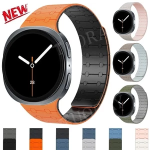 Magnetic Band Sport Silicone Strap For Samsung Galaxy Watch 8 40 44mm/8 Classic - Picture 1 of 43