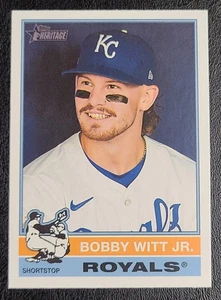 2025 Topps Heritage - Bobby Witt Jr. #92 - Foto 1 di 2