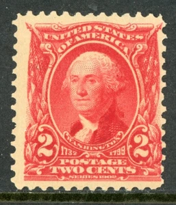 USA 1902 Washington 2¢ Carmine Scott # 301 MNH J29 - Picture 1 of 6
