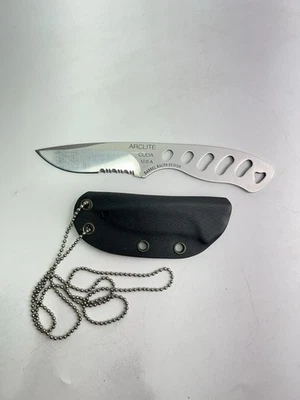 Camillus Cuda Arclite Darrell Ralph Design USA Fixed Blade Knife w/ Neck Sheath - Image 1 of 4