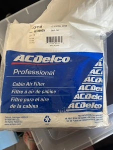 Genuine ACDelco Professional Cabin Air Filter 19338055 CF1185 - Bild 1 von 2