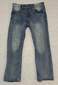 TK Axel Herren 34x 32 Slim Boot Dark American Western Cowboy Denim Jeans - Bild 1 von 17