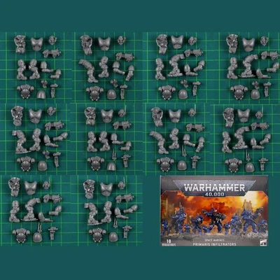 Space Marines Primaris Infiltrators Incursors Einzelfiguren Warhammer 40.000
