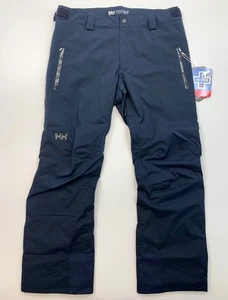 Men's HELLY HANSEN Legendary Insulated Ski Pants NAVY (Short & Regular Length) - Picture 1 of 3