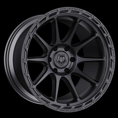 TIS Wheels 563B 17x9 -12 Satin Black 6x139.7 6X5.5 (QTY 1) A273365 - Imagem 1 de 4