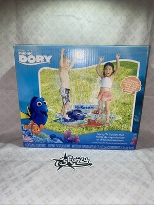 Disney Finding Dory Spray 'n Splash Mat 35" Aspersor Verano Agua Juguete Diversión NUEVO Foto 1 de 2