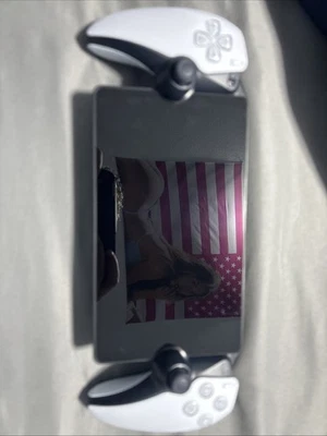 PS Portal White With Black Silicone Cover And Carrying Case And Screen Protector - Image 1 of 4