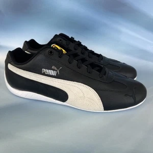 Puma Ferrari Speedcat Og Black White Leather Limited 307514-01 Men's Sz 10.5 - Picture 1 of 6