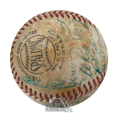 1957 Pittsburgh Pirates Autographed Official American League Baseball - JSA LOA - Image 1 of 4