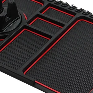 Car Anti Slip Phone Holder Pad 360 Degree Rotations Super Stable Rubber - Photo 1 sur 12