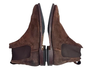Allen Edmonds Liverpool Chelsea Vestido Hombre Botas 9.5 Marrón Gamuza 7533 Foto 1 de 4