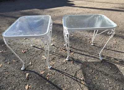 Vintage Wrought Iron Outdoor Patio Furniture - Image 1 of 4