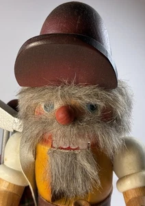 Holzkurst Christian Ulbricht Holz Golf Nussknacker Handmade In Germany mit Etikett - Bild 1 von 11