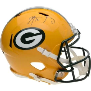 Aaron Rodgers Green Bay Packers Autographed Riddell Speed Replica Helmet NFL - Picture 1 of 1