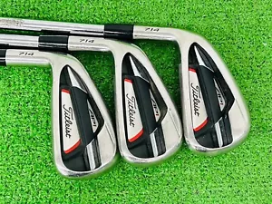 Titleist 714 AP1 Iron Set 5-9+PW LH Ns Pro 850GH Regular Flex Steel Shaft G10670 - Picture 1 of 9