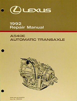 Manuale Di Riparazione Per Trasmissione Automatica Lexus ES 300 1992 ES300 A540E - Immagine 1 di 2